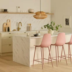 Svelti Counter Stool - Dusty Pink
