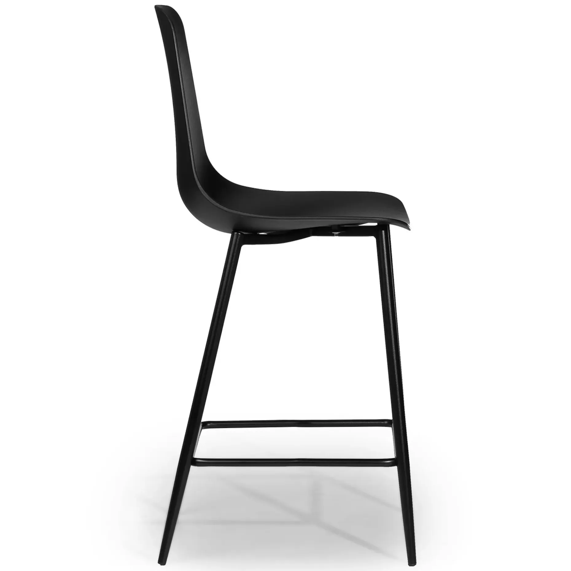 Svelti Counter Stool - Pure Black