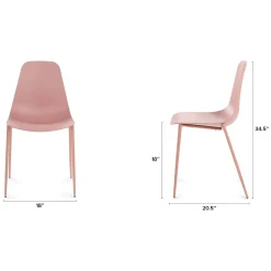 Svelti Dining Chair - Dusty Pink