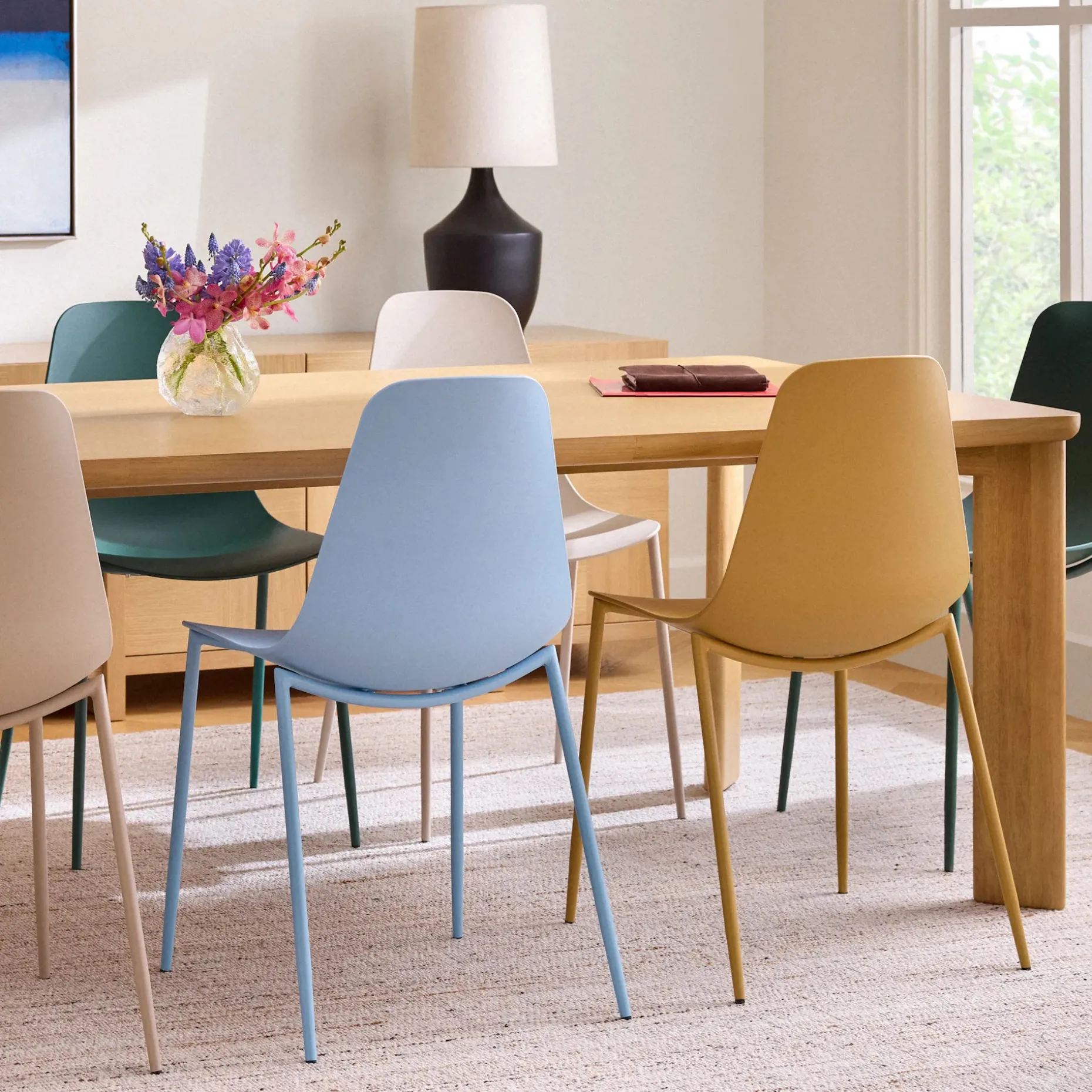 Svelti Dining Chair - Poplin Blue
