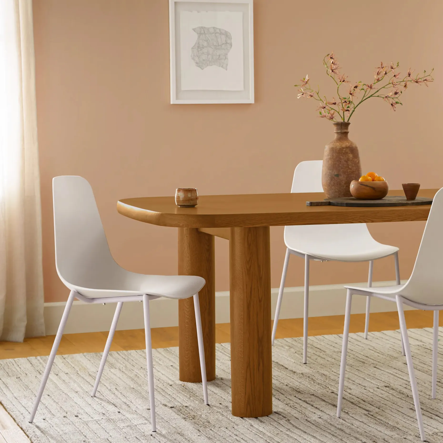 Svelti Dining Chair - Pure White