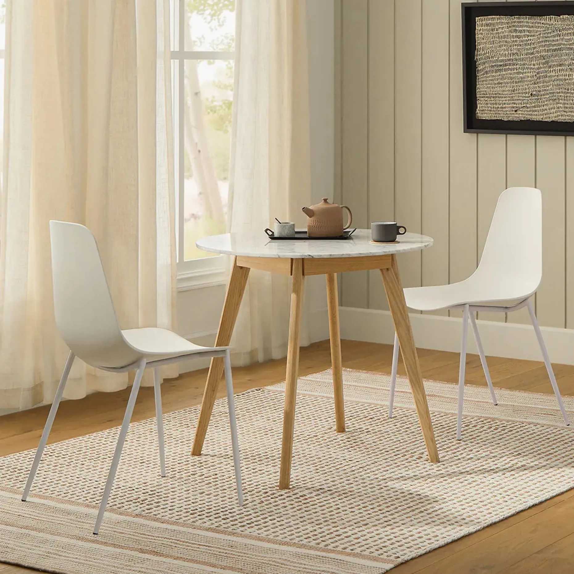 Svelti Dining Chair - Pure White