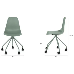 Svelti Office Chair - Aloe Green