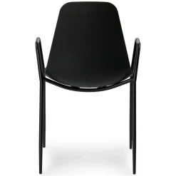 Svelti Stackable Dining Armchair - Pure Black