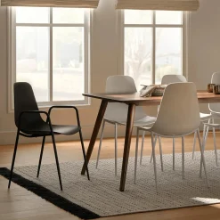 Svelti Stackable Dining Armchair - Pure Black