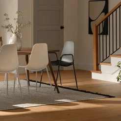 Svelti Stackable Dining Armchair - Pure Black