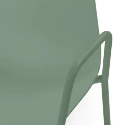 Svelti Stackable Dining Armchair - Aloe Green