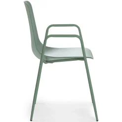 Svelti Stackable Dining Armchair - Aloe Green