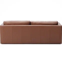 Sven 88" Grounded Tufted Leather Sofa - Taos Brown