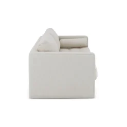Sven 88" Grounded Tufted Sofa - Biscuit Cream