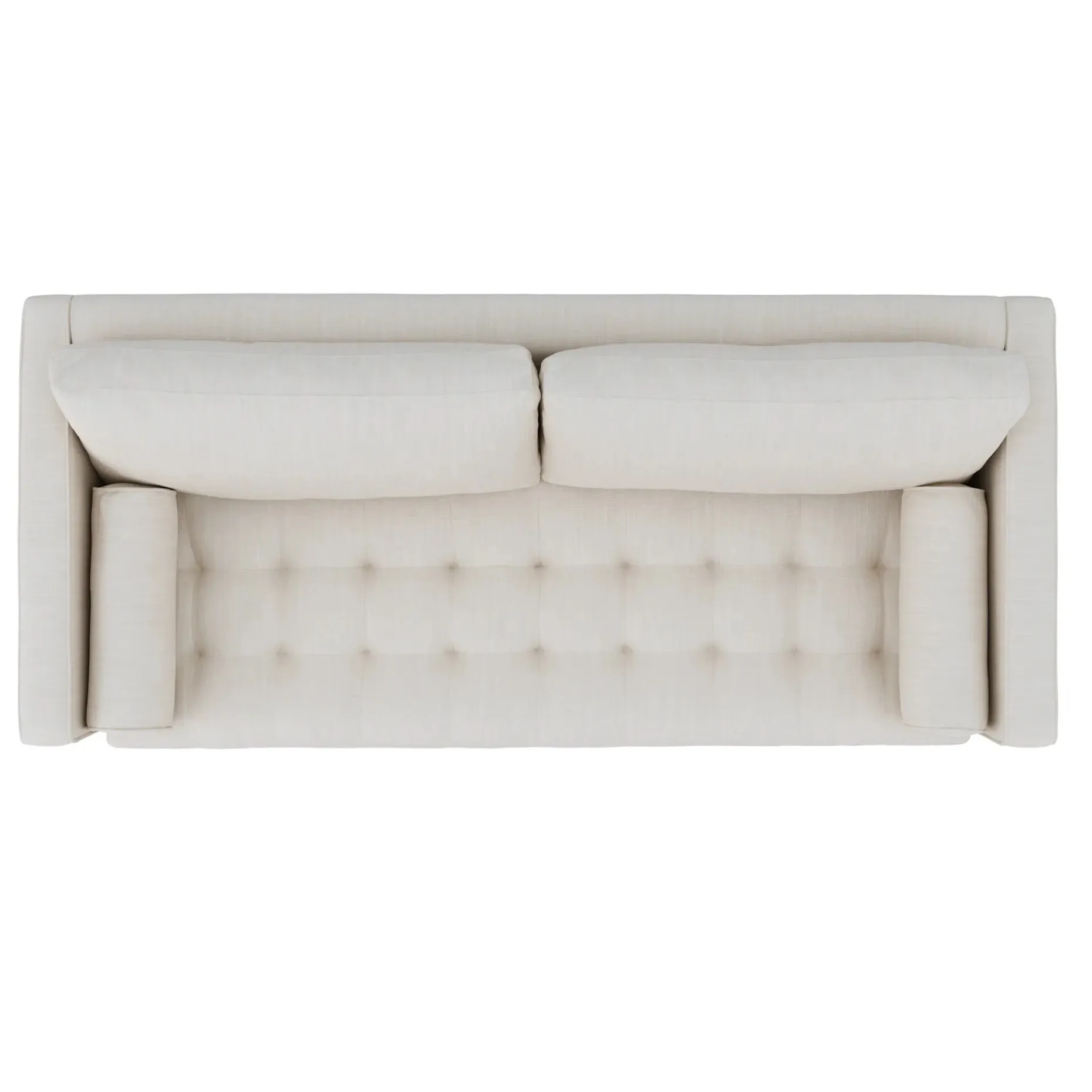 Sven 88" Grounded Tufted Sofa - Biscuit Cream
