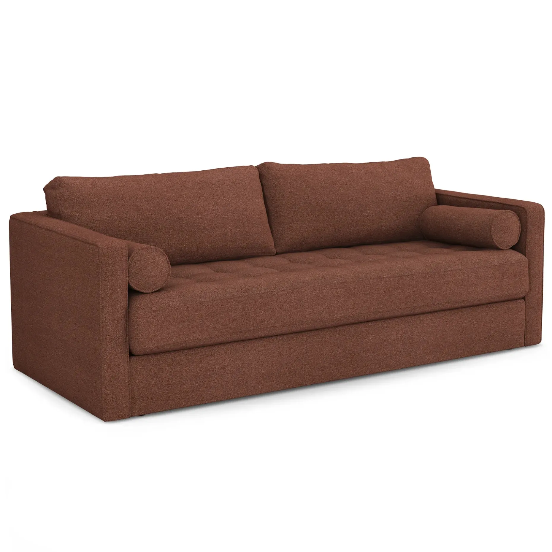 Sven 88" Grounded Tufted Sofa - Ratine Oxide