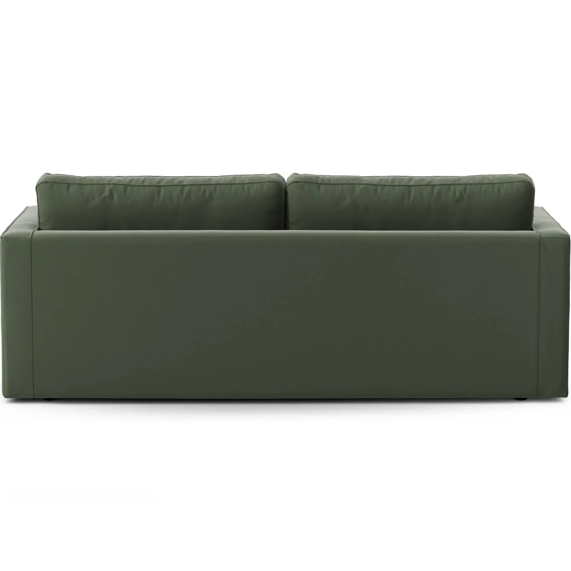 Sven 88" Grounded Tufted Velvet Sofa - Plush Pacific Green