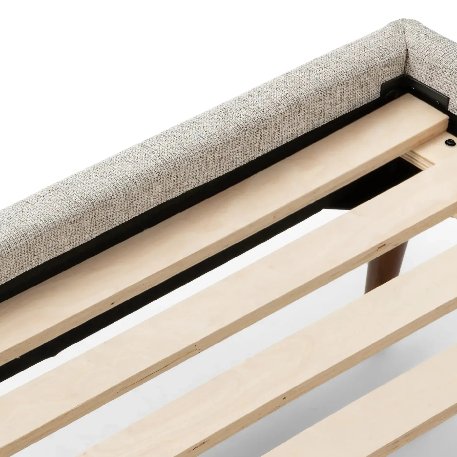 Sven King Tufted Bed - Birch Ivory