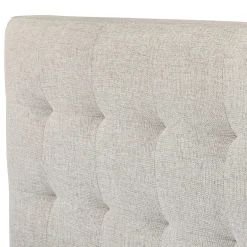 Sven King Tufted Bed - Birch Ivory