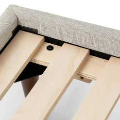 Sven King Tufted Bed - Birch Ivory