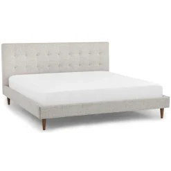 Sven King Tufted Bed - Birch Ivory