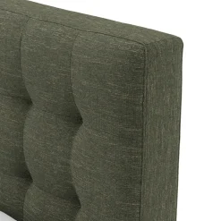Sven King Tufted Bed - Fir Green