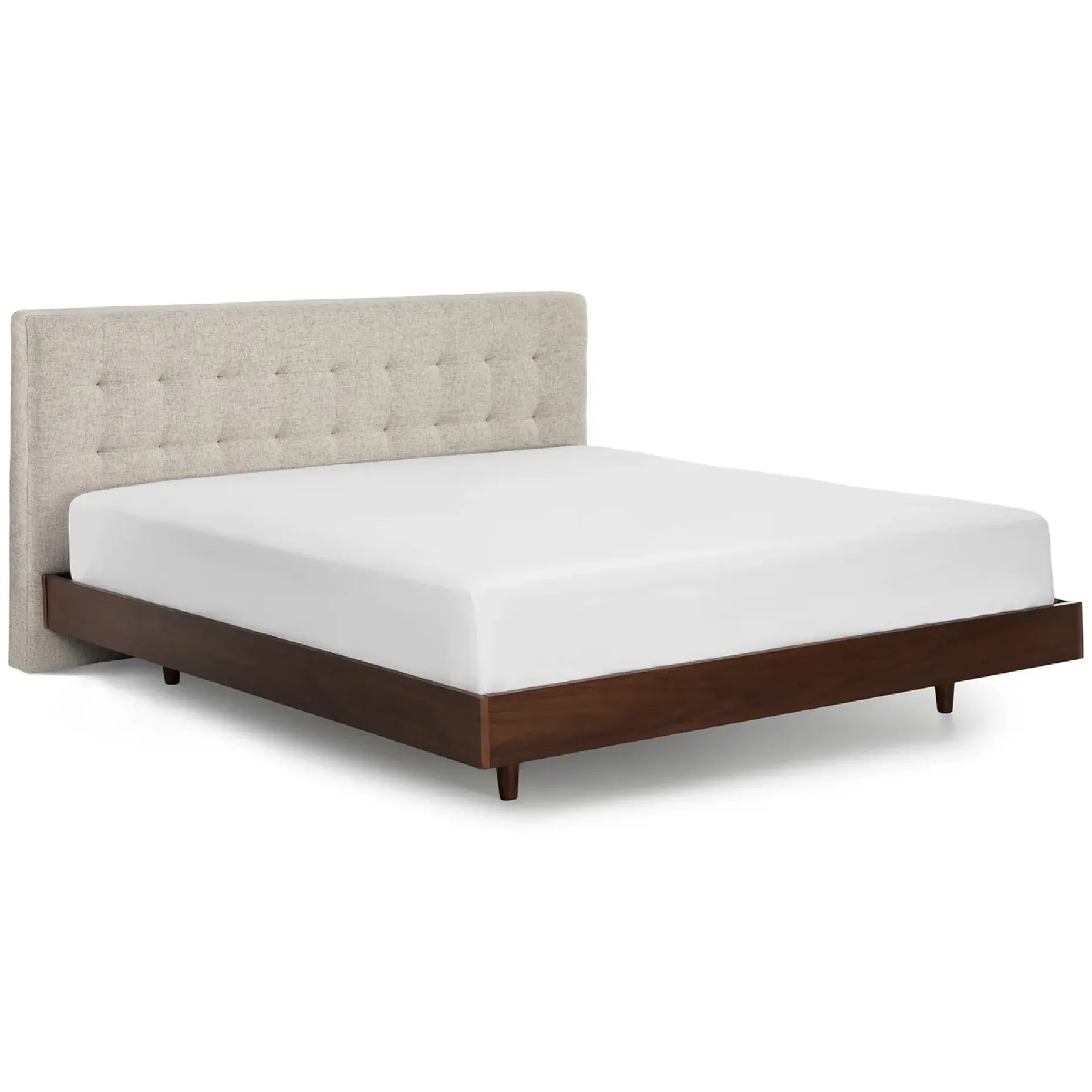 Sven King Tufted Headboard - Birch Ivory