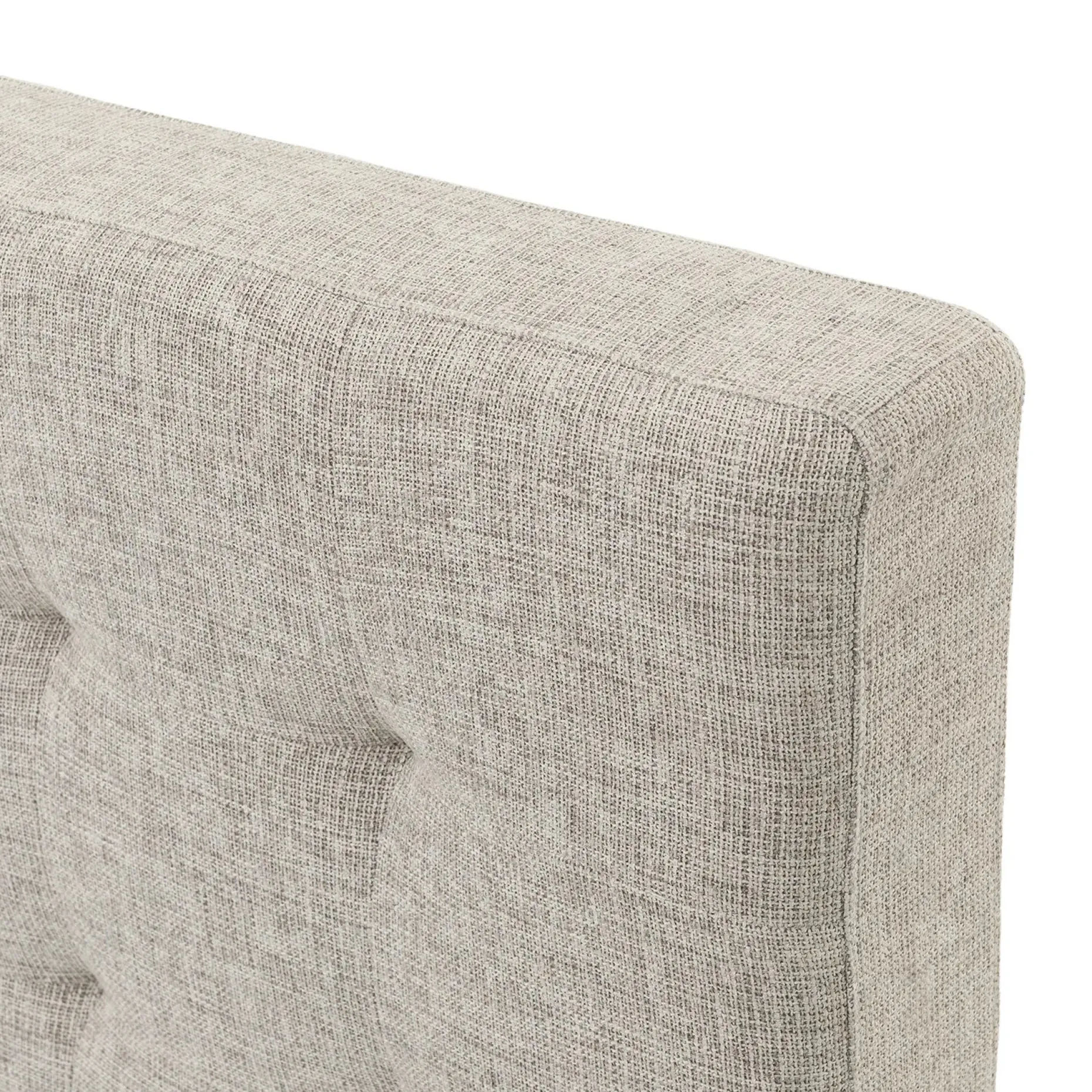 Sven King Tufted Headboard - Birch Ivory