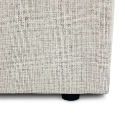 Sven King Tufted Storage Bed - Birch Ivory