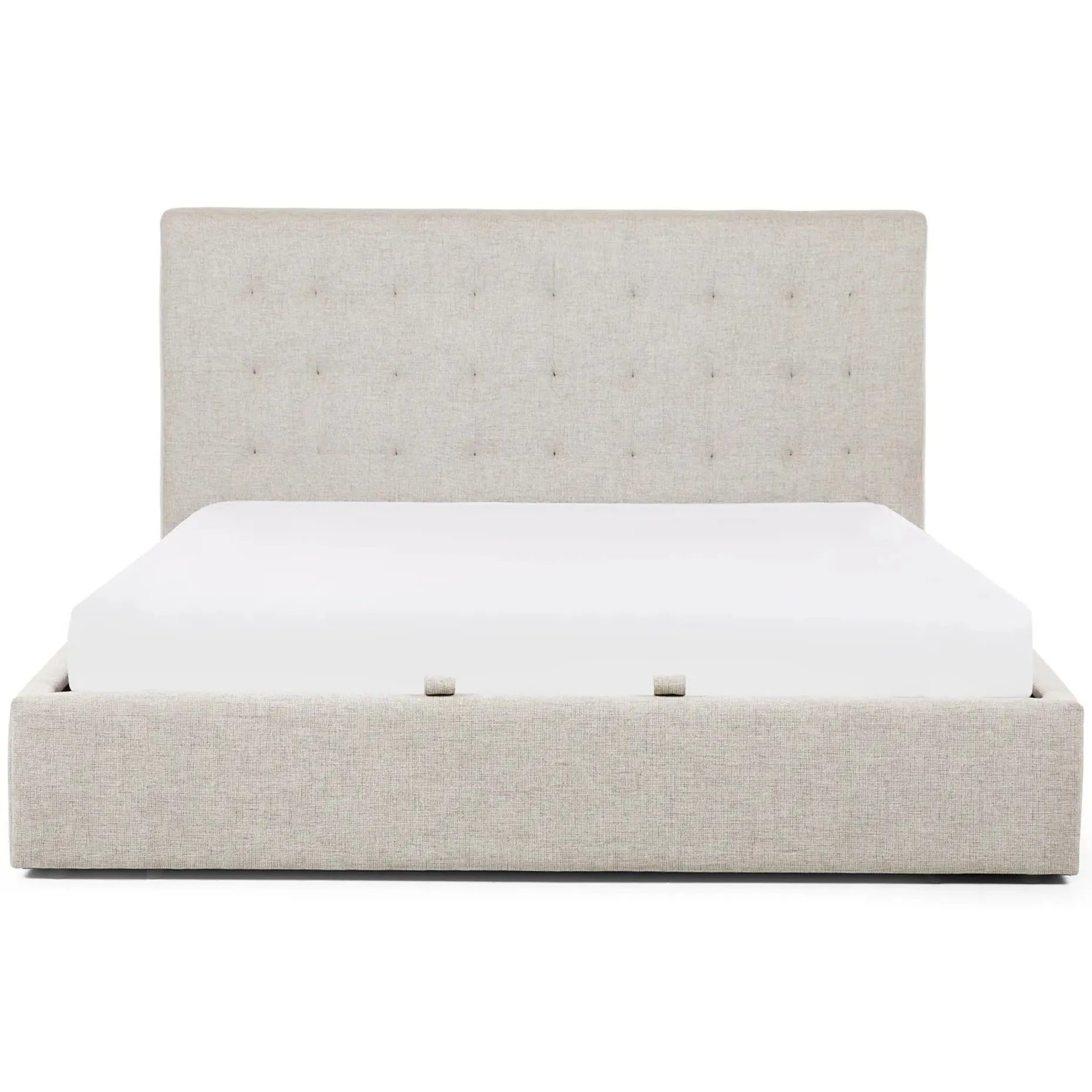 Sven King Tufted Storage Bed - Birch Ivory
