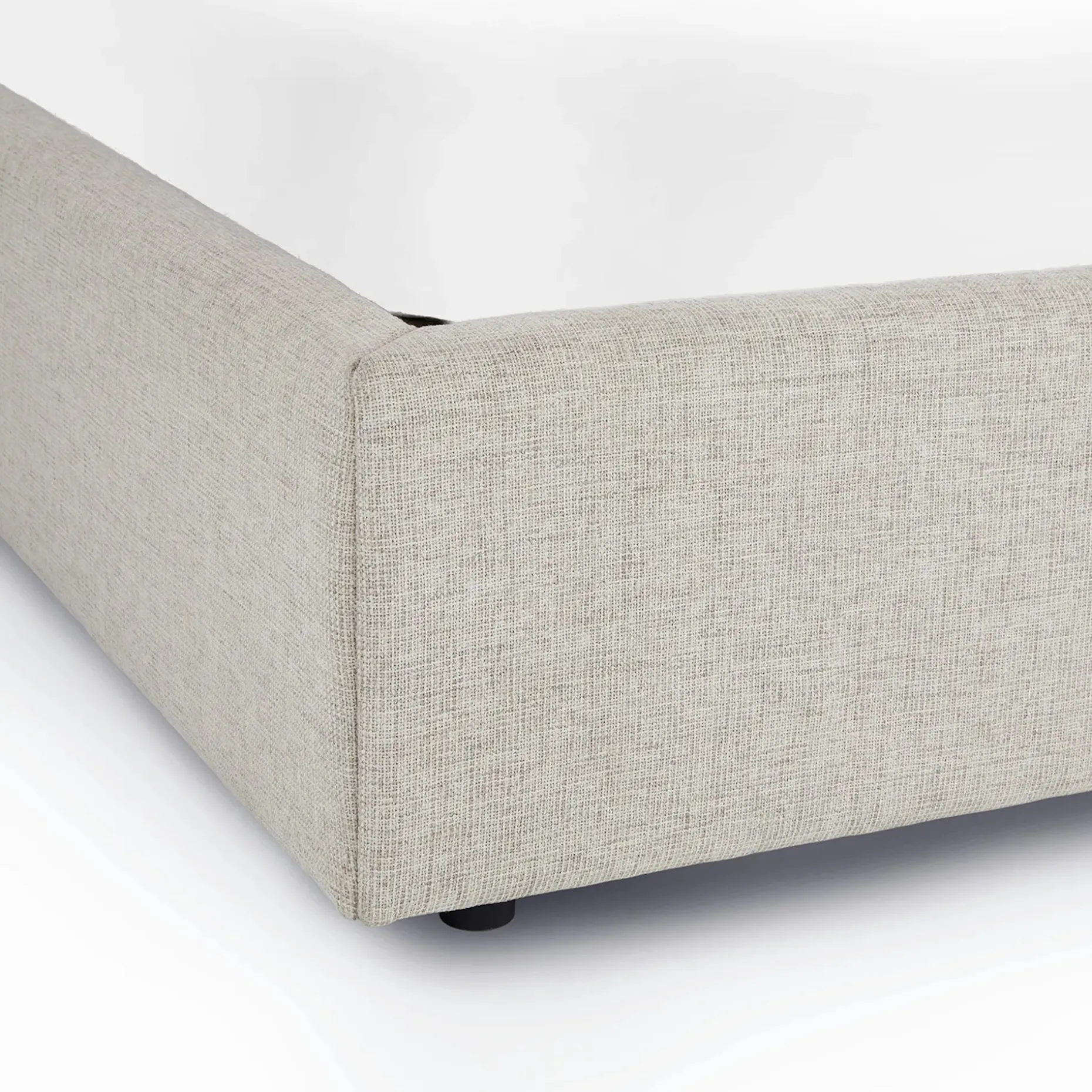 Sven King Tufted Storage Bed - Birch Ivory