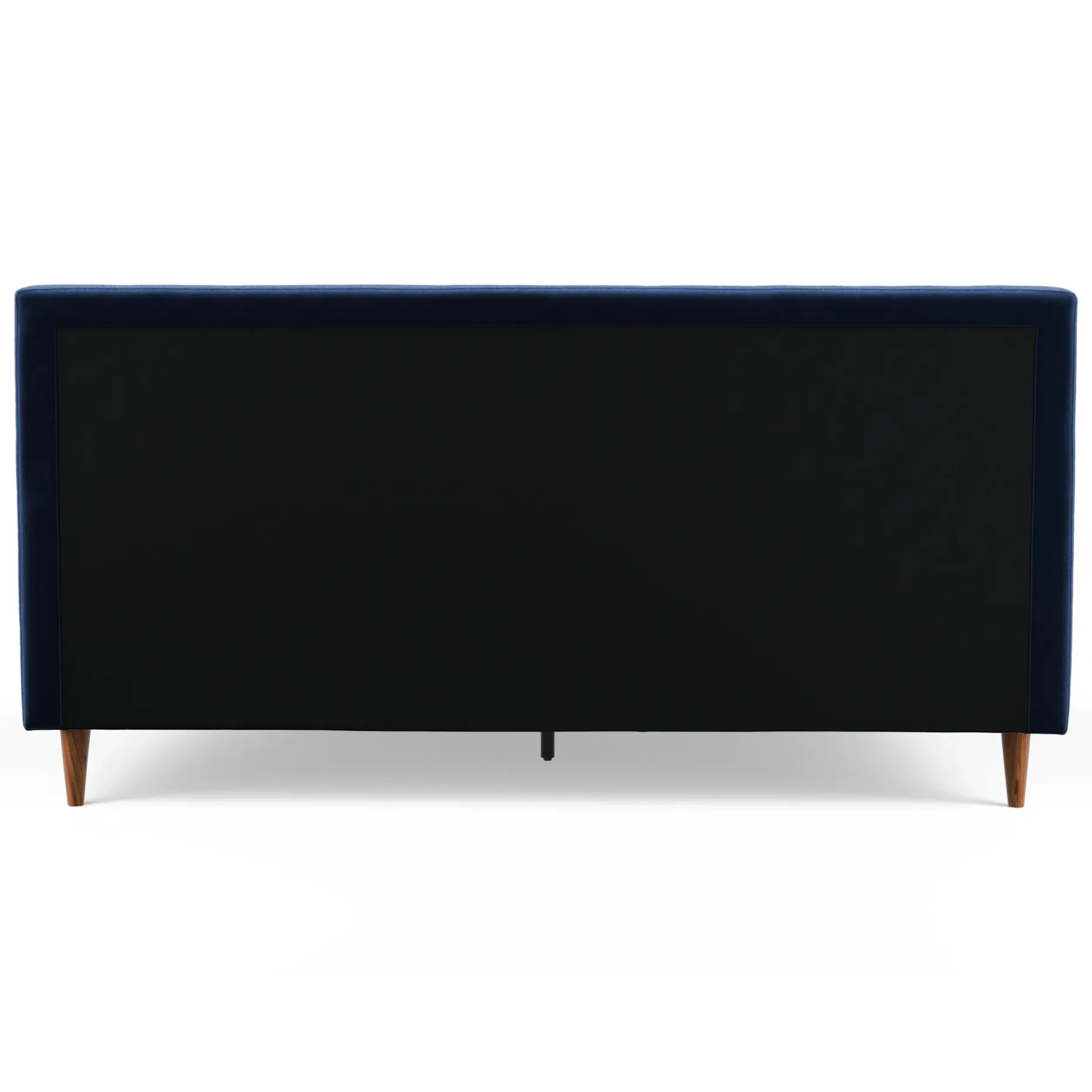Sven King Tufted Velvet Bed - Plush Cascadia Blue