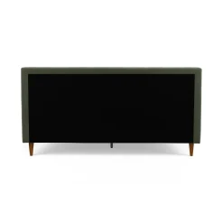 Sven King Tufted Velvet Bed - Plush Pacific Green