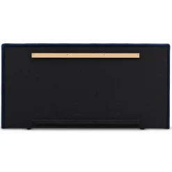 Sven King Tufted Velvet Headboard - Plush Cascadia Blue