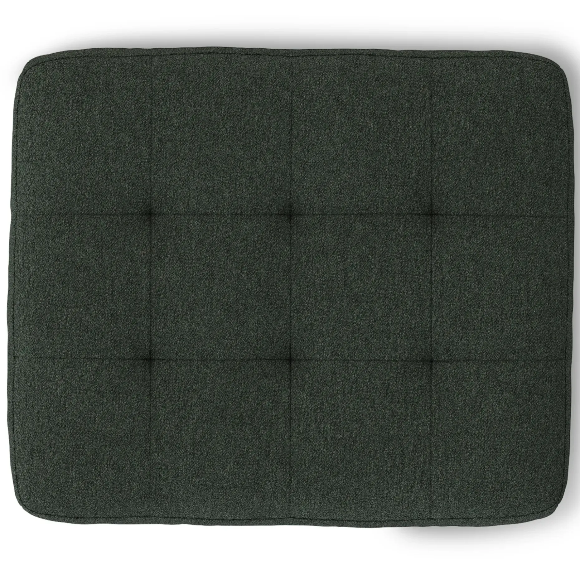 Sven 30" Ottoman - Green Wool Bouclé