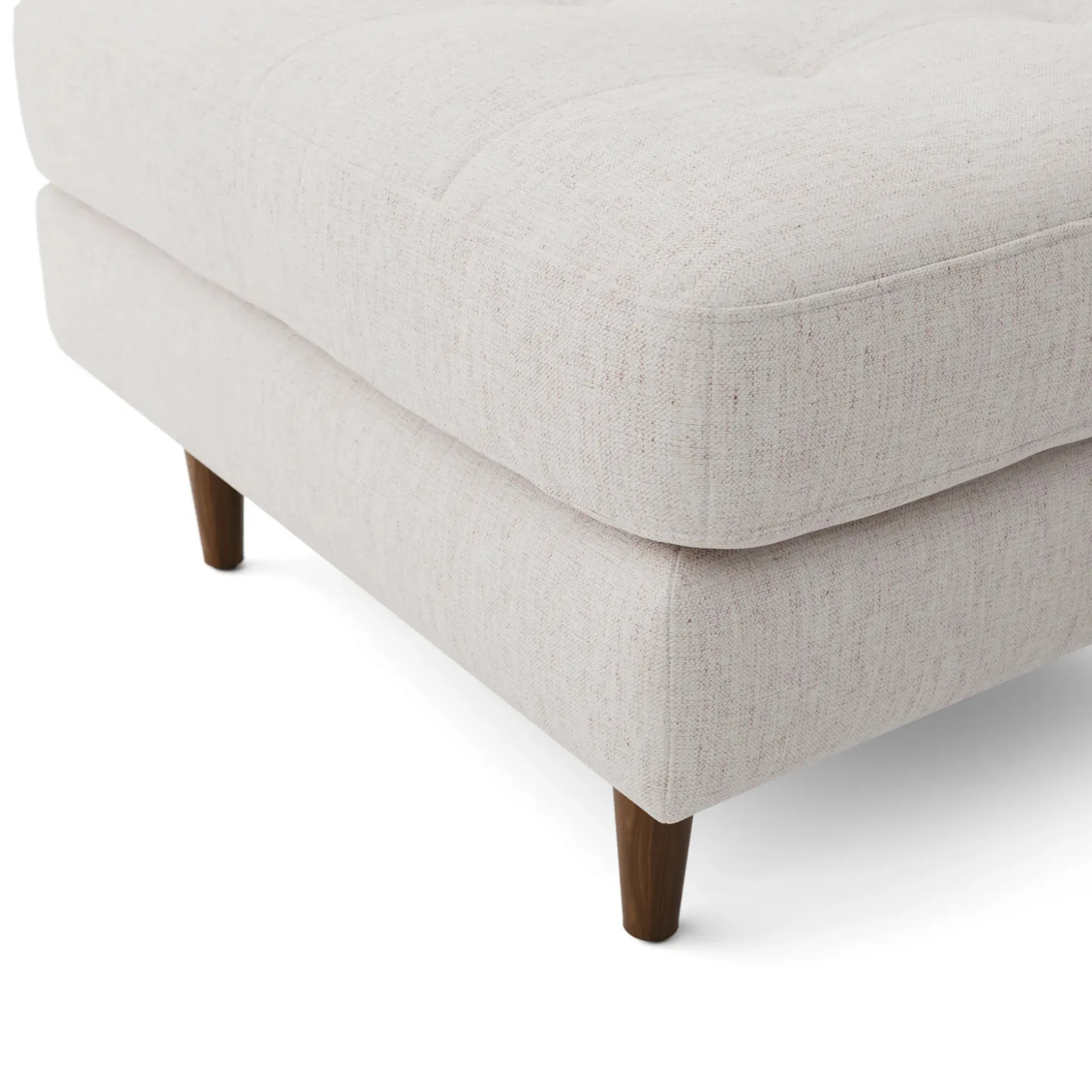 Sven 30" Ottoman - Napa White