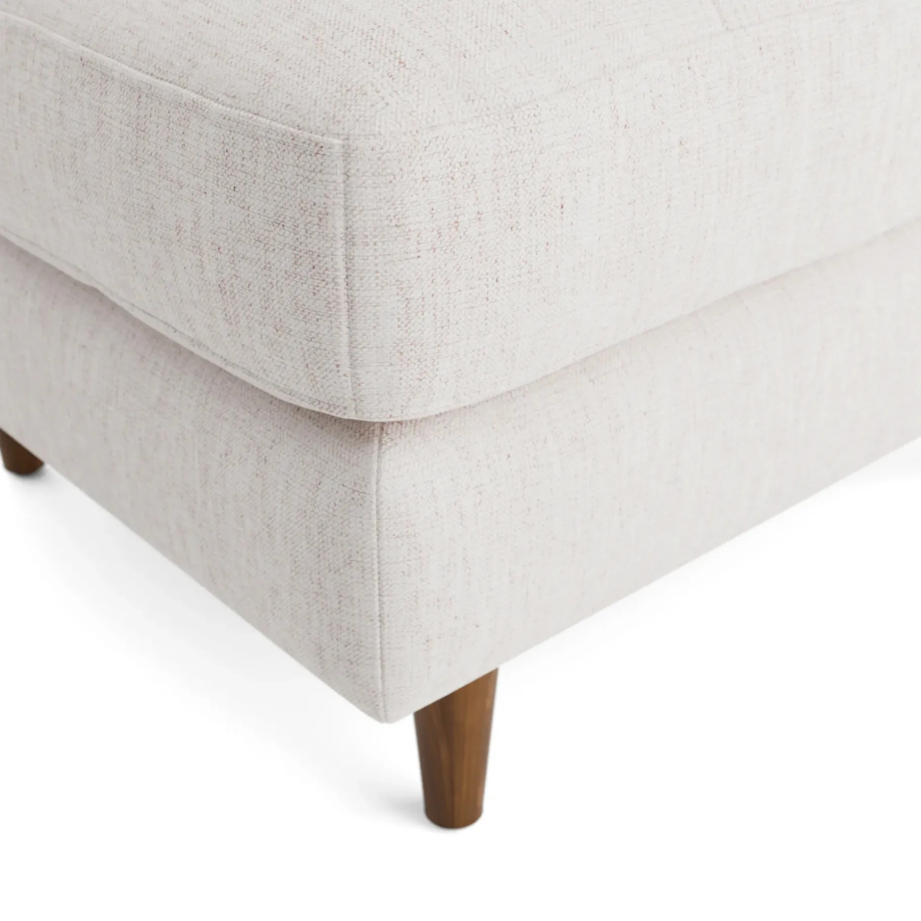 Sven 30" Ottoman - Napa White