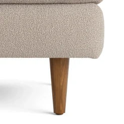 Sven 30" Ottoman - Sandstone Wool Bouclé