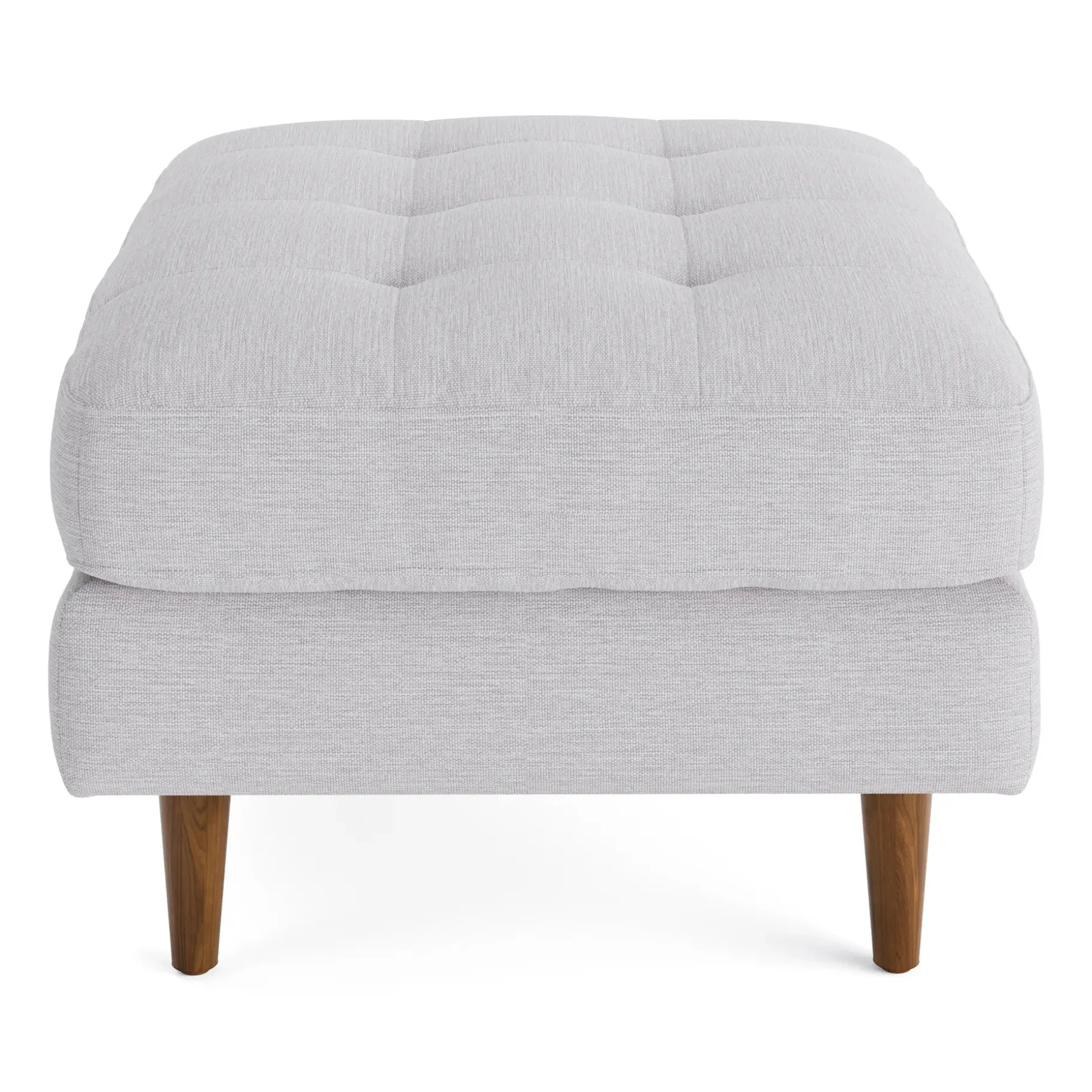 Sven 30" Ottoman - Silver Ivory