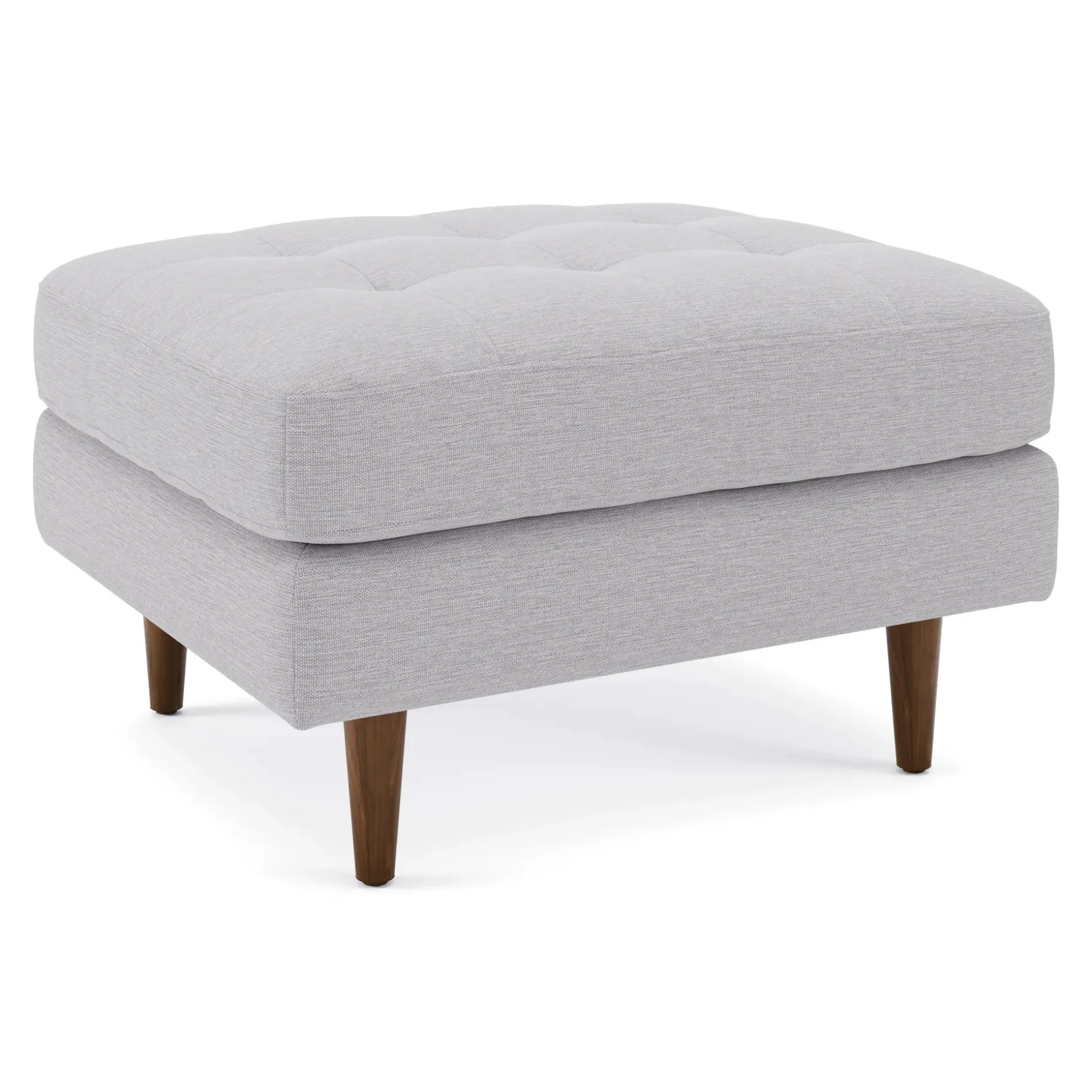 Sven 30" Ottoman - Silver Ivory