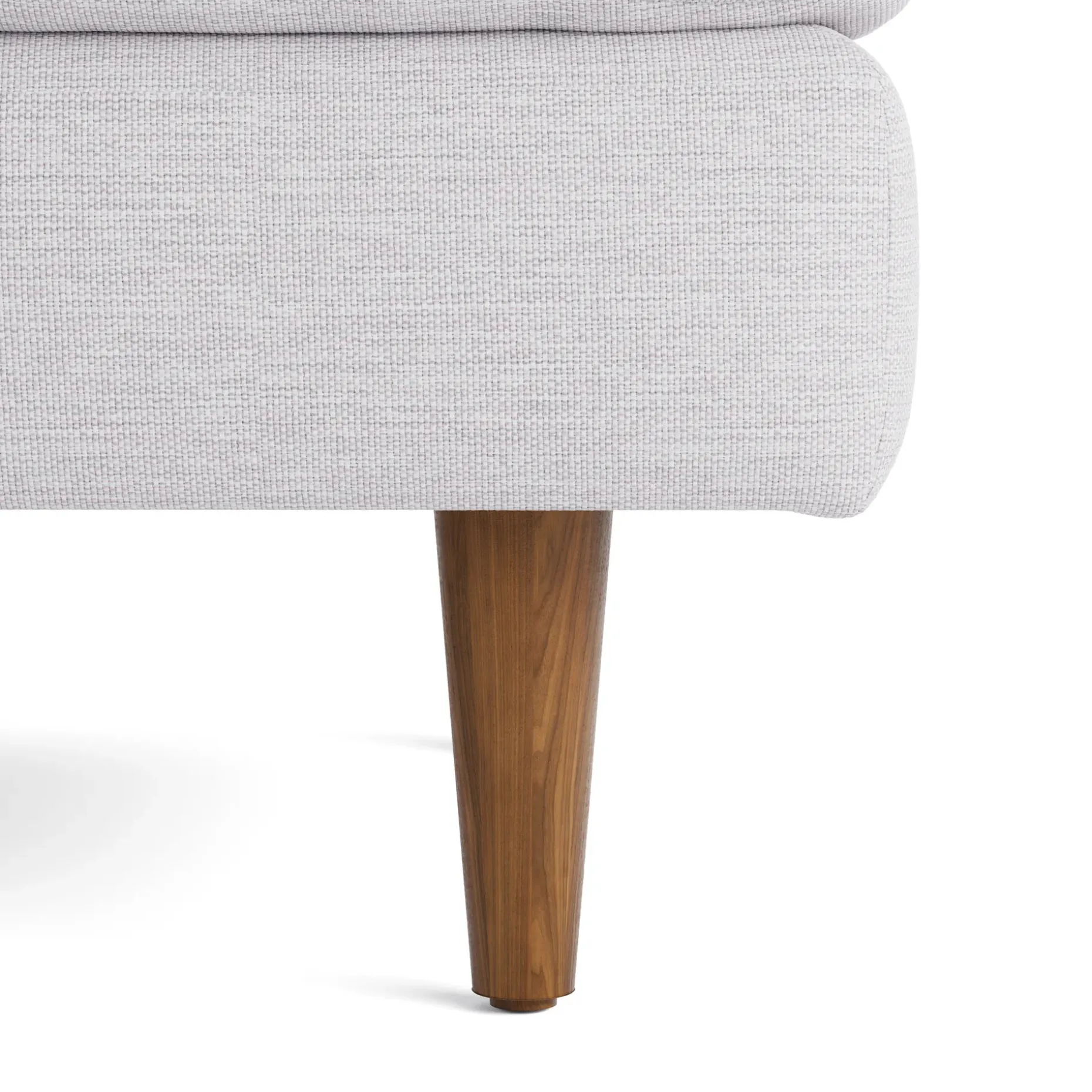 Sven 30" Ottoman - Silver Ivory