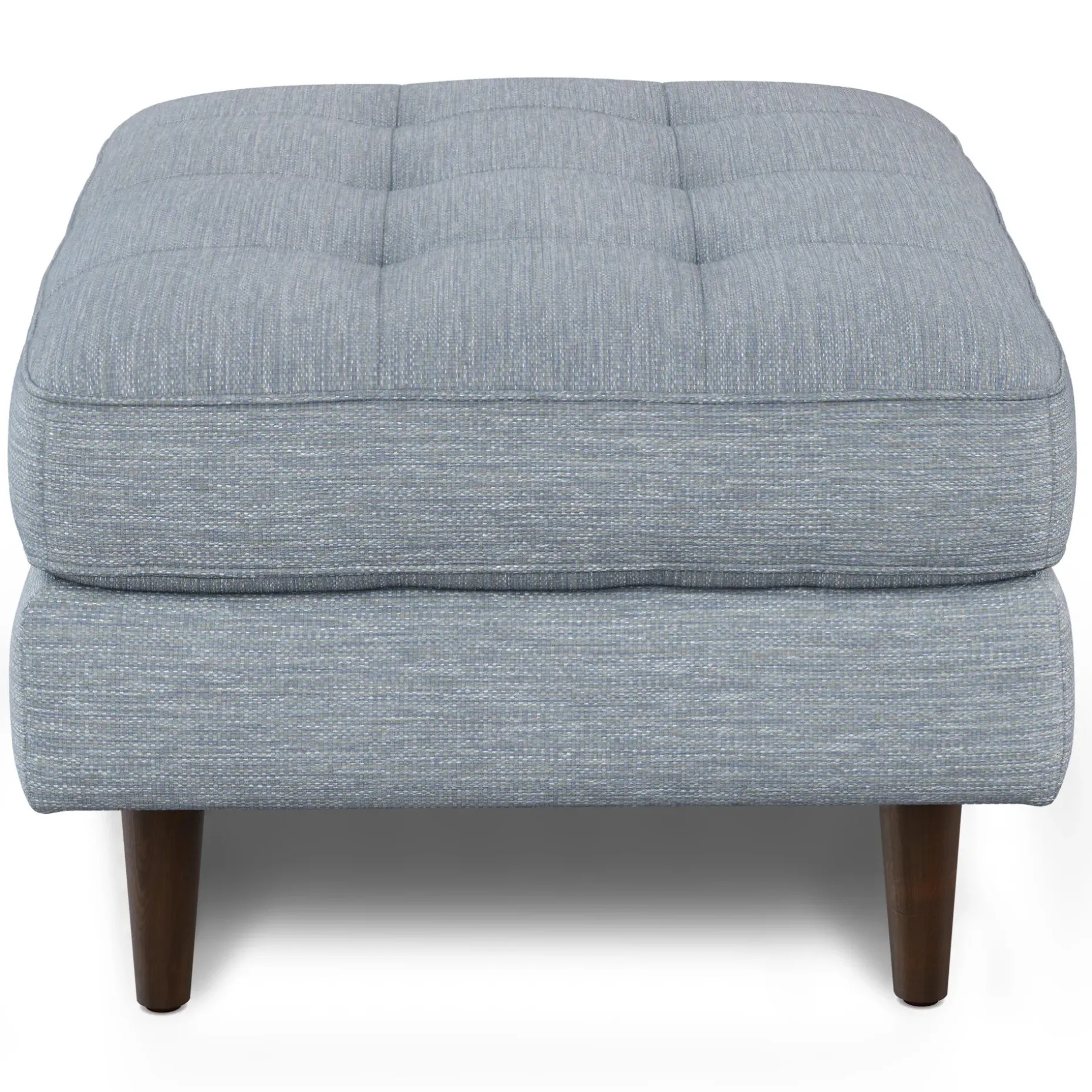 Sven 30" Ottoman - Silver Light Blue