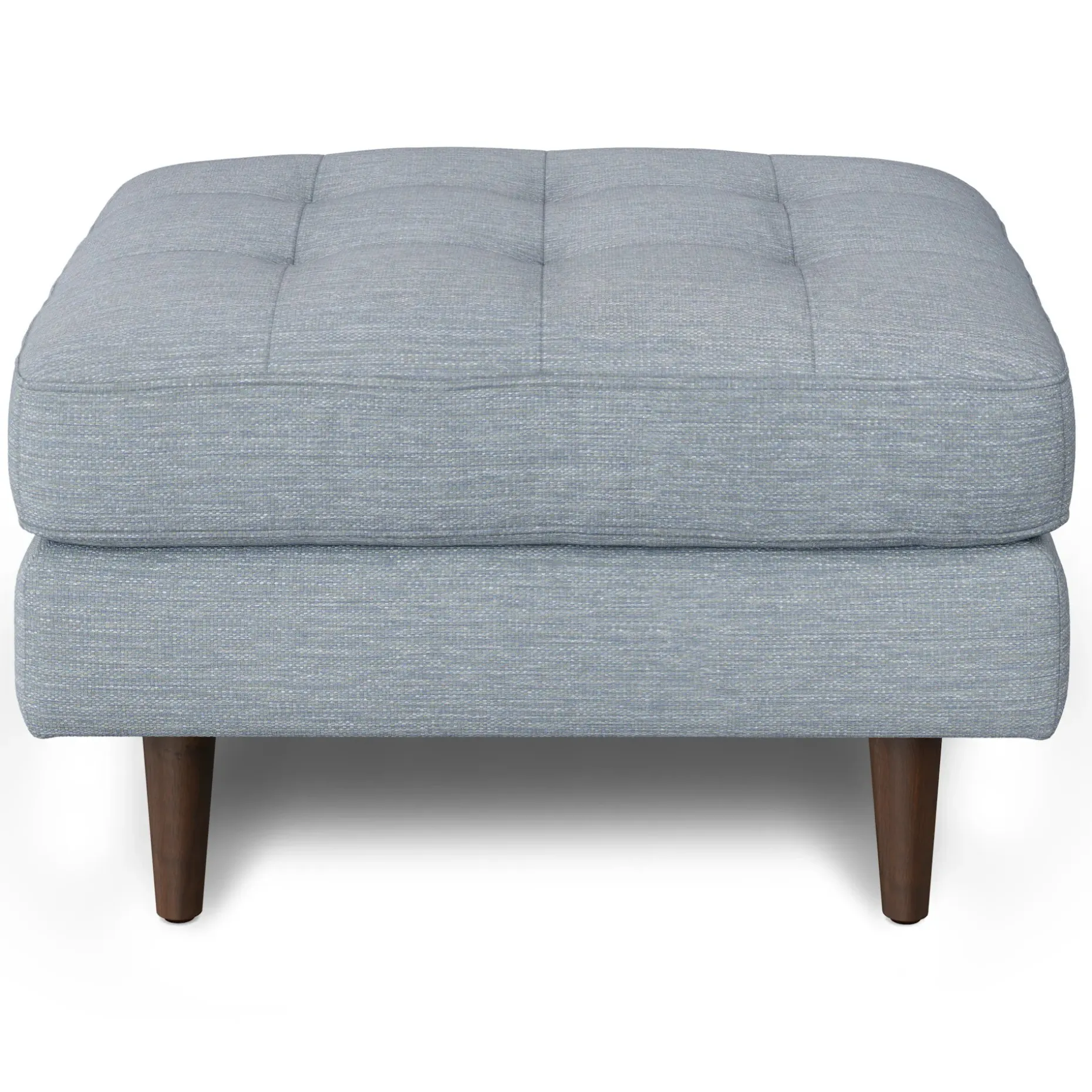 Sven 30" Ottoman - Silver Light Blue