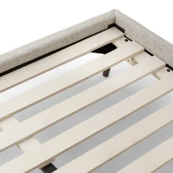 Sven Queen Tufted Bed - Birch Ivory