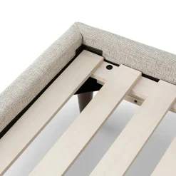 Sven Queen Tufted Bed - Birch Ivory