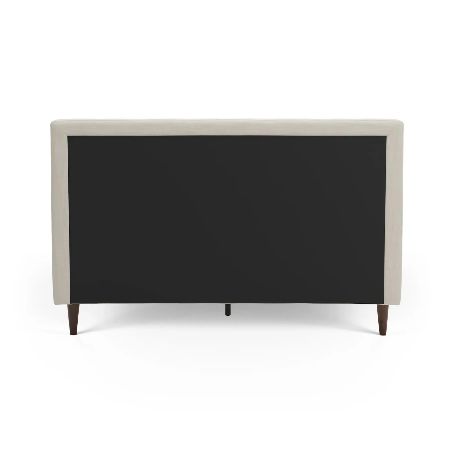 Sven Queen Tufted Bed - Biscuit Cream