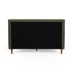 Sven Queen Tufted Bed - Fir Green