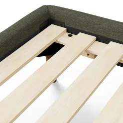 Sven Queen Tufted Bed - Fir Green
