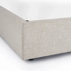 Sven Queen Tufted Storage Bed - Birch Ivory
