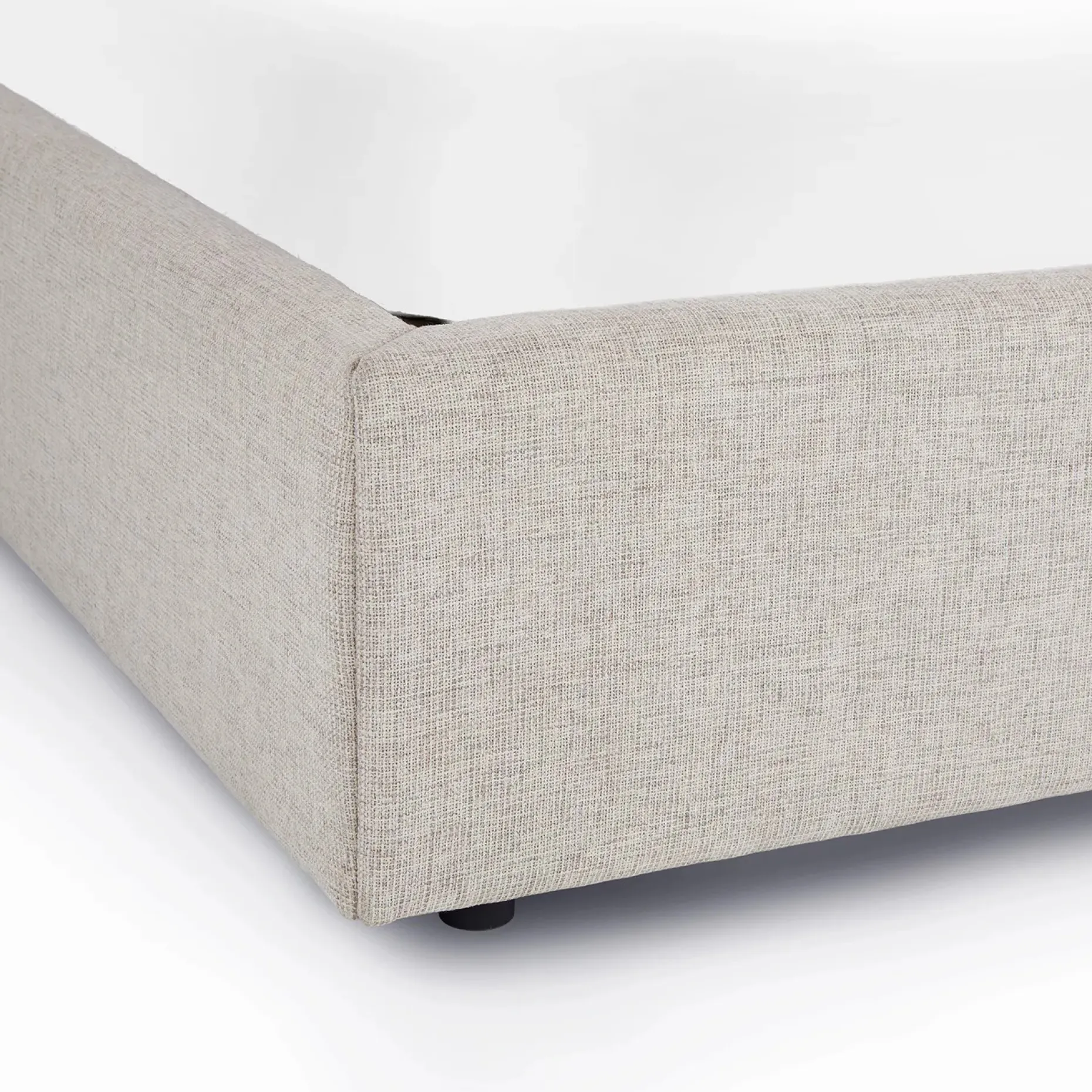 Sven Queen Tufted Storage Bed - Birch Ivory