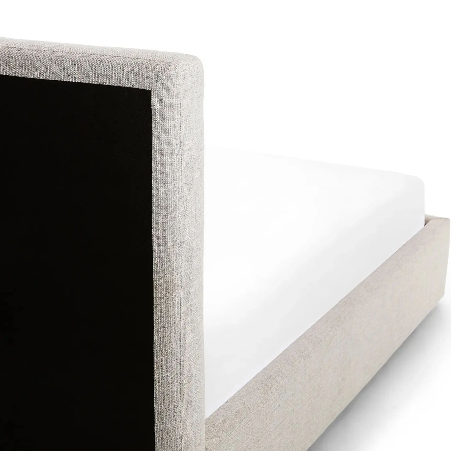 Sven Queen Tufted Storage Bed - Birch Ivory