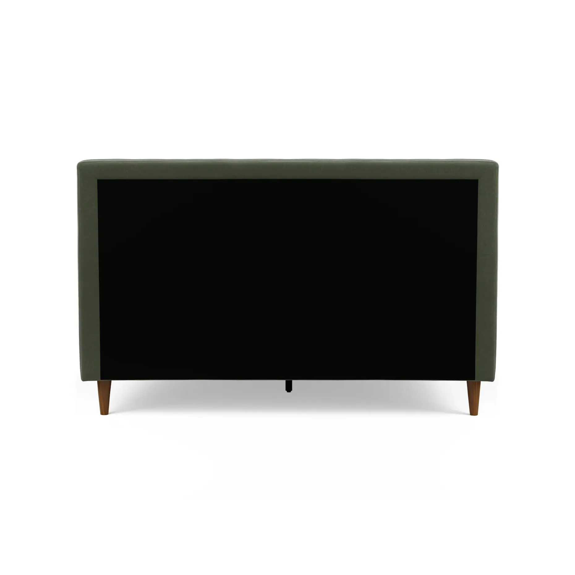 Sven Queen Tufted Velvet Bed - Plush Pacific Green