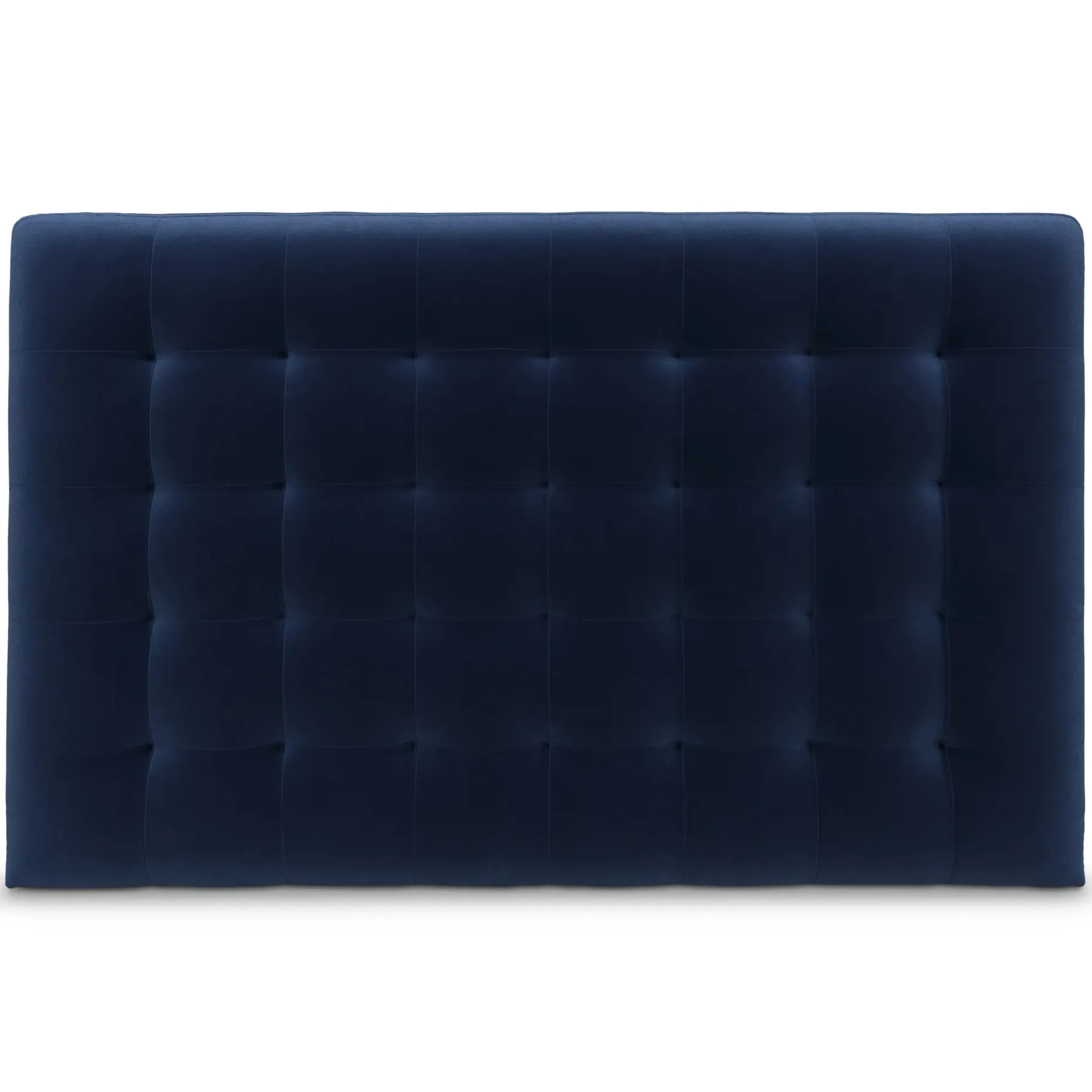 Sven Queen Tufted Velvet Headboard - Plush Cascadia Blue