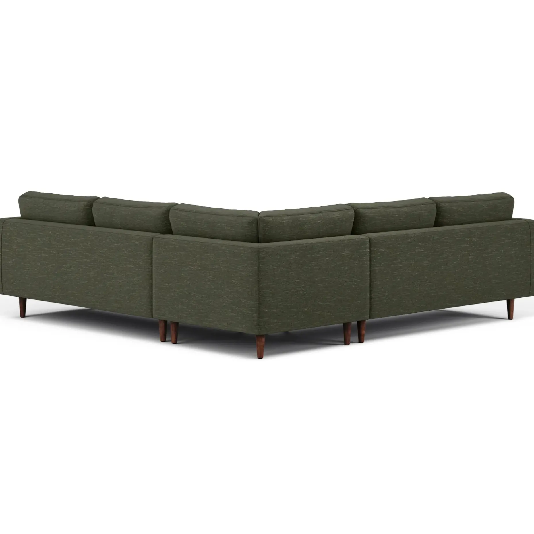 Sven 107" Tufted Corner Sectional - Fir Green